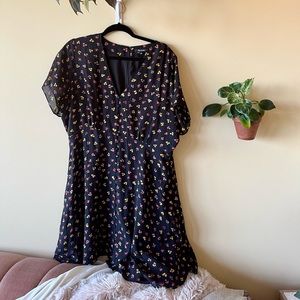 Madewell Silk Button-Up Dress